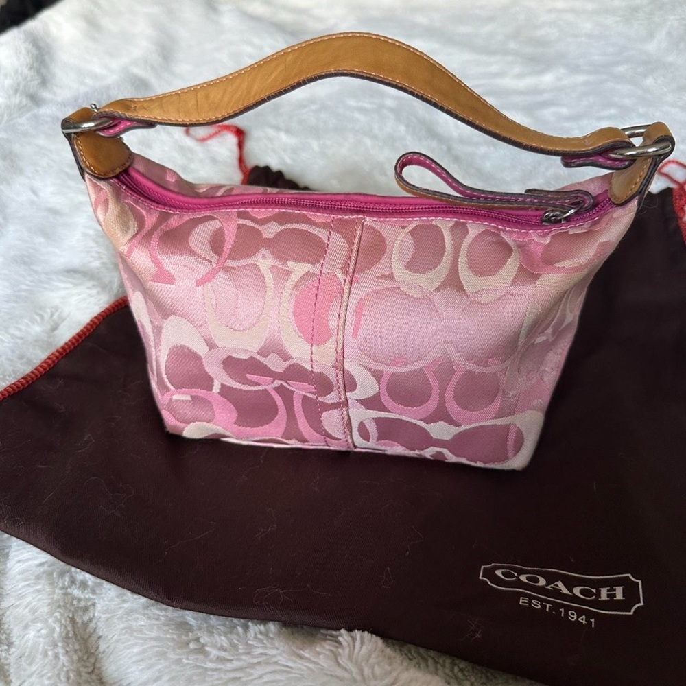 *SOLD*.      Coach optic pink soho handbag